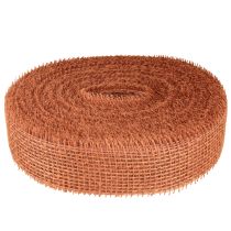 Artikel Juteband Gitterband 5cm x 40m Terracotta Rot ökologisch und recycelbar