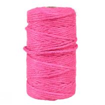 Artikel Juteband Kordel Jute Dekoband Jute Fuchsia Ø4mm 100m