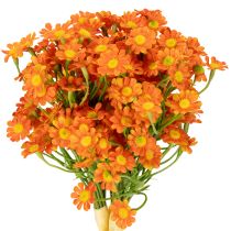 Artikel Kunstblumen Kamille Orange 27cm 3er-Bund - Hochwertige Deko für saisonale Arrangements