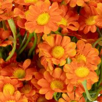 Artikel Kunstblumen Kamille Orange 27cm 3er-Bund - Hochwertige Deko für saisonale Arrangements