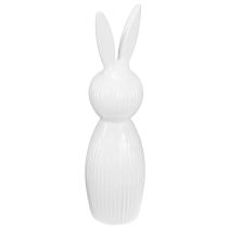 Artikel Elegante Keramik-Hasenfigur in Weiß, 22 cm, 2er-Set für Frühlings- und Osterdeko