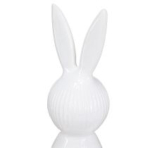 Artikel Elegante Keramik-Hasenfigur in Weiß, 22 cm, 2er-Set für Frühlings- und Osterdeko