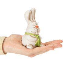 Artikel Handbemalte Osterhasen Figuren aus Keramik – Charmante Deko für Frühling und Ostern, 11 cm, 4er-Set
