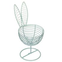 Artikel Draht Hase Dekoobjekt 16 cm im 3er-Set aus Metall in Pastellfarben