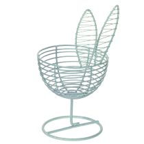 Artikel Draht Hase Dekoobjekt 16 cm im 3er-Set aus Metall in Pastellfarben