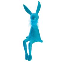 Artikel Kunststoff Dekofigur Hase Kantenhocker 27cm für Frühjahrsdekoration