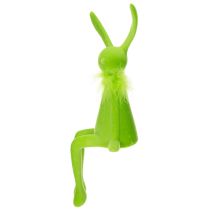 Artikel Osterhasen Kantenhocker Set 36cm, Dekorative Frühlingsfiguren mit Feder-Details, 2-teilig