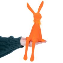 Artikel Deko Osterhasen Kantenhocker 36cm in Lachs und Orange – Frühlingshafte Osterdeko zum Hinstellen