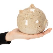 Artikel Runde Keramik Katzen Deko-Figuren für Wohnzimmer und Schlafzimmer 13 cm