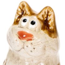 Artikel Keramik Katzenfiguren Set, Lustige Tierdeko 8 cm, 4-teilig, für Wohnzimmer und Dekoration