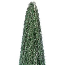 Artikel Steckkegel aus grünem Metall, 47 cm und 62 cm, 2er-Set für floristische Gestecke und Dekorationen