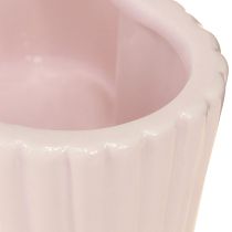Artikel Keramik Deko Herzen Pastell Grün Rosa 11×10×6cm 4 St - Romantische Tischdeko