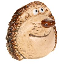 Keramik Igel Deko Figur handbemalt Herbst Tischdeko Set 3 Stk