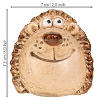 Artikel Keramik Igel Deko Figur handbemalt Herbst Tischdeko Set 3 Stk