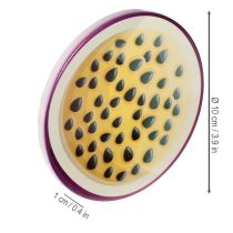 Artikel Obst Untersetzer Set 6-teilig Fruchtmotive Keramik Korkboden 10cm