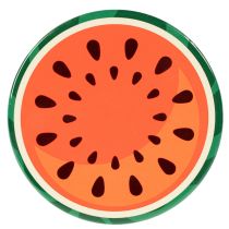 Artikel Obst Untersetzer Set 6-teilig Fruchtmotive Keramik Korkboden 10cm