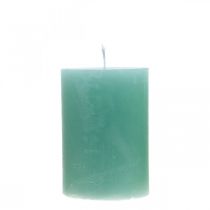 Artikel Stumpenkerzen durchgefärbt Hellgrün Jade 70×100mm 4 St