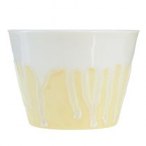 Artikel Citronella Kerze im Topf Keramik Gelb Creme Ø8,5cm