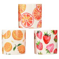 Artikel Kerzen Outdoor Keramik Citronella Duft Frucht 3er-Set