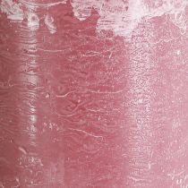 Artikel Rosa Stumpenkerzen Altrosa Marmoroptik 85×200mm 2er-Set für Deko & Geschenk