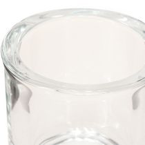Artikel Kerzenglas Mini Glastopf Set Klar Teelicht Windlicht 6 Stk