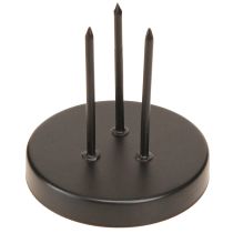 Artikel Adventskranz Kerzenhalter Metall Schwarz Matt Ø8cm 4er-Set
