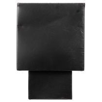 Artikel Pflanzgefäß Würfel Metall Schwarz mit Sockel 22 cm