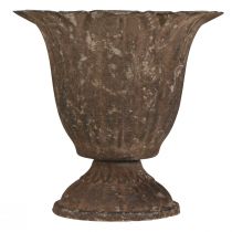 Artikel Kerzenhalter Pokal Antik-Design Metall für Stabkerzen Ø10cm H9,5cm Deko-Vintage