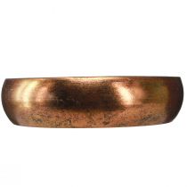 Artikel Kerzenhalter Schale Bronze Antik Optik Deko Ø22cm für 4 Stabkerzen