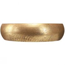 Artikel Kerzenhalter Schale in Goldoptik Ø22cm - Platz für 4 Kerzen - Tafeldeko & Wohnaccessoire