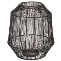 Artikel Kerzenhalter Schwarz Deko Laterne Drahtkorb Ø24cm H28cm