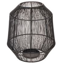 Artikel Kerzenhalter Schwarz Deko Laterne Drahtkorb Ø24cm H28cm