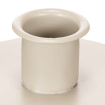 Artikel Kerzenhalter Metall Beige matt 8cm 3er-Set für Stabkerzen