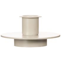 Artikel Kerzenhalter Metall Beige matt 8cm 3er-Set für Stabkerzen