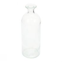 Kerzenhalter Dekoflaschen Minivasen Glas Klar H19,5cm 6St