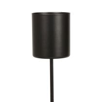 Kerzenhalter zum Stecken Kerzenhalter Schwarz Ø3,5cm 4St