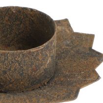Artikel Kerzenhalter zum Stecken Teelichthalter Braun H8,5cm 4St - Dekoration für Floristen