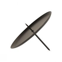 Kerzenhalter zum Stecken Schwarz Kerzenhalter Dorn Ø8cm 4St
