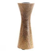 Artikel Kerzenständer Modern Kerzenhalter Holz Natur Ø6cm H16cm