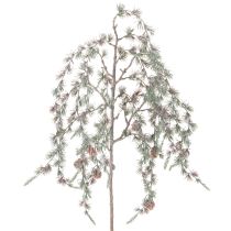 Artikel Künstlicher Kiefernzweig mit Zapfen 80cm Grün 3er Set