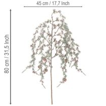 Artikel Künstlicher Kiefernzweig mit Zapfen 80cm Grün 3er Set