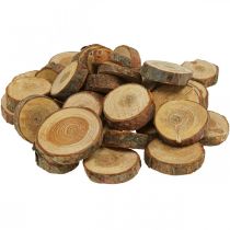 Artikel Holzscheiben Deko Streudeko Holz Kiefer Rund Ø2–3cm 500g