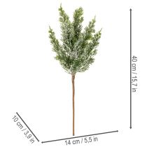 Artikel Künstlicher Kiefernzweig, beschneit, 40 cm, 3er-Set