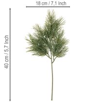 Artikel Künstlicher Kiefernzweig aus Kunststoff 40cm grün 4er-Set