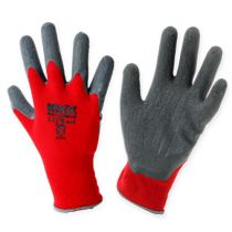 Artikel Kixx Nylon Gartenhandschuhe Gr.11 Rot, Grau