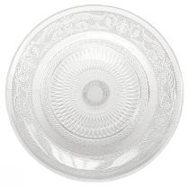 Artikel Glas-Tortenplatte auf Fuß, Ø 20cm - Elegante Kuchenpräsentation für Feiern und Events