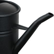 Artikel Kleine Deko Gießkanne Schwarz Metall 1,7l Elegant Dekoration