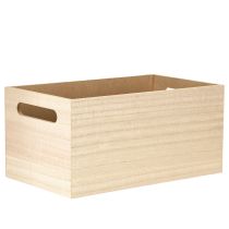 Artikel Kleine Holzbox Holzkiste Blumen Schmetterling 30x18cm Aufbewahrung Dekoration