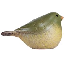 Artikel Kleiner Keramik Vogel Dekoration Set 4 Stk Grün Handgefertigt Frühling