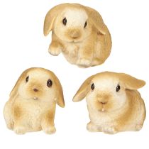 Artikel Kleiner Osterhase Deko Häschen Polyresin Set 9×6×6,5cm 3er Pack